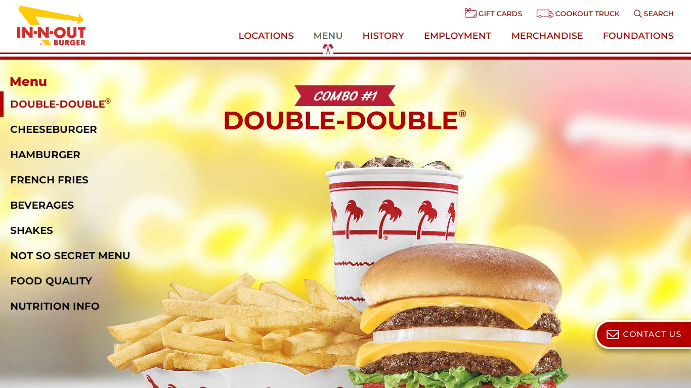 Menu - In-N-Out Burger